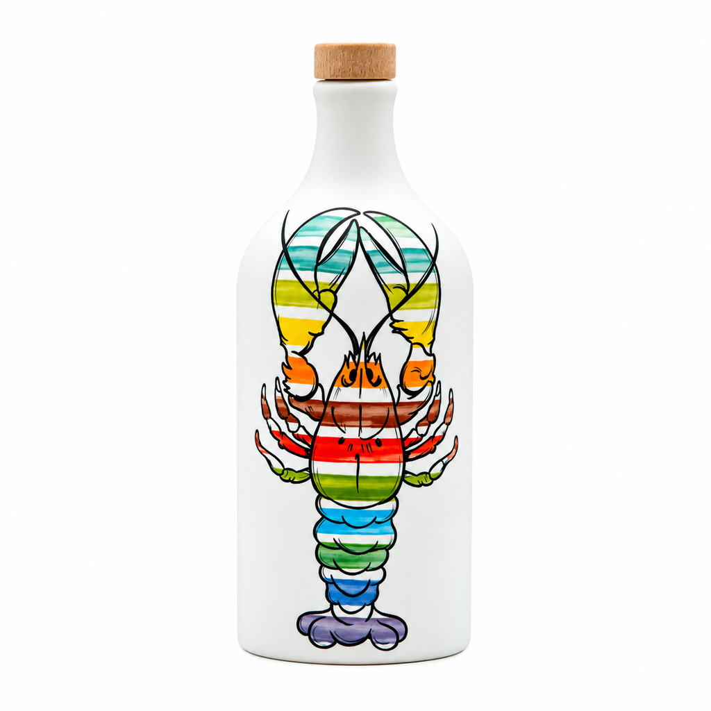 CRAYFISH CERAMIC JAR OLIVE OIL