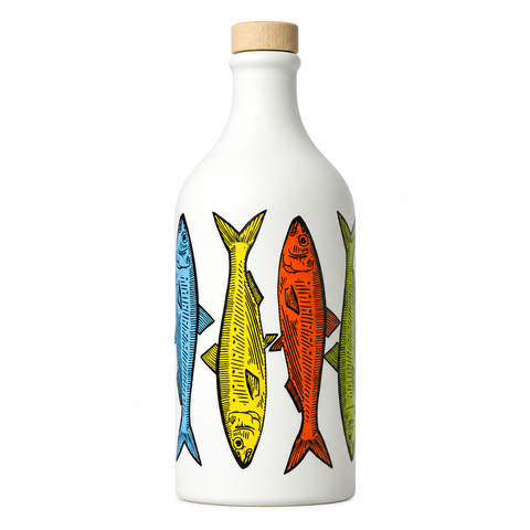 FISH CERAMIC JAR OLIVE OIL