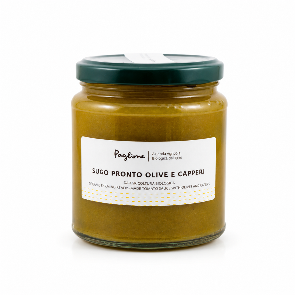 YELLOW TOMATO SAUCE WITH OLIVES AND CAPERS