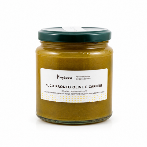 YELLOW TOMATO SAUCE WITH OLIVES AND CAPERS