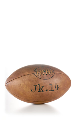 JK14 LEATHER VINTAGE RUGBY BALL
