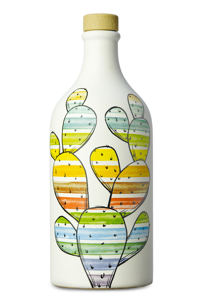 CACTUS CERAMIC JAR OLIVE OIL